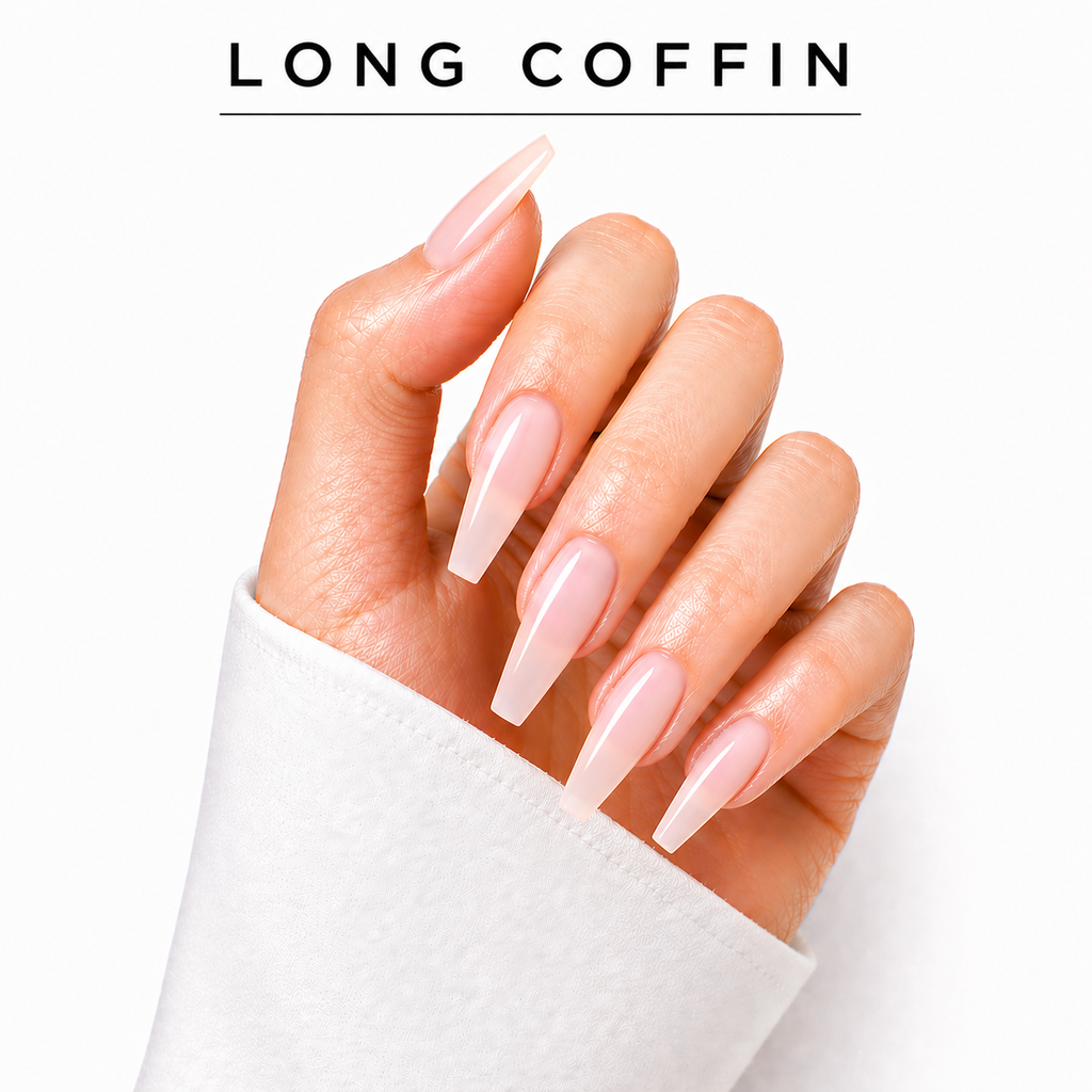 Load image into Gallery viewer, Gel-XTND COFFIN <BR> Soft Gel Tips (S,M,L)