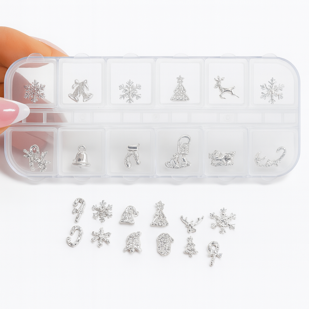 Load image into Gallery viewer, ✨ Christmas 5D Nail Charms – Limited Edition ✨