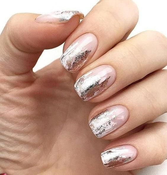 Load image into Gallery viewer, Silver Foil Transfer for Nail Art