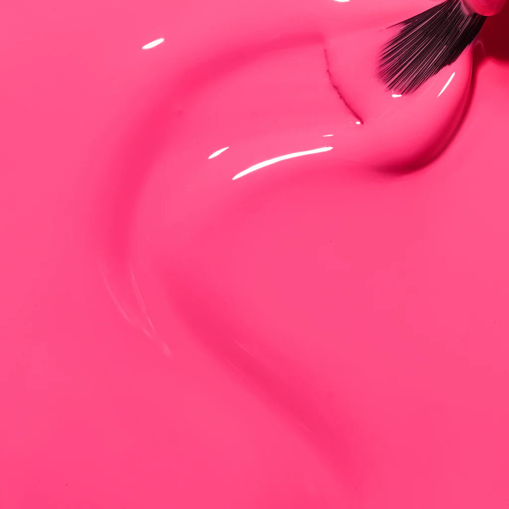 Flamingo gel polish swatch