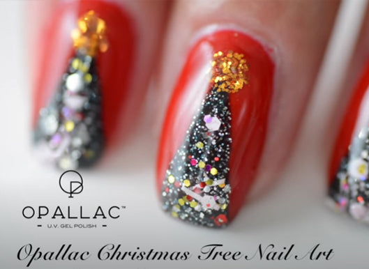 Christmas Nail Art - Opallac Gel Polish