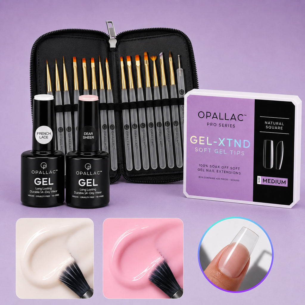 Load image into Gallery viewer, Modern French Tip Kit - Gel-XTND + Shades Bundle
