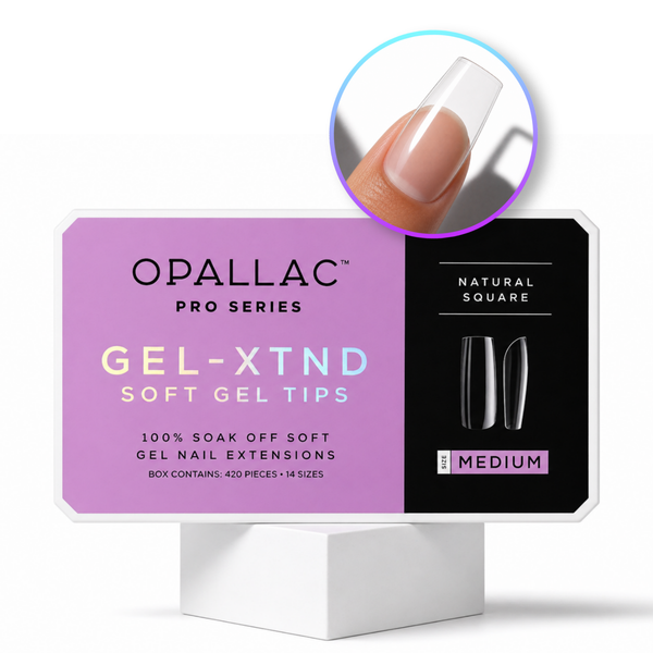 Gel-XTND SQUARE <BR> Soft Gel Tips (S,M,L)