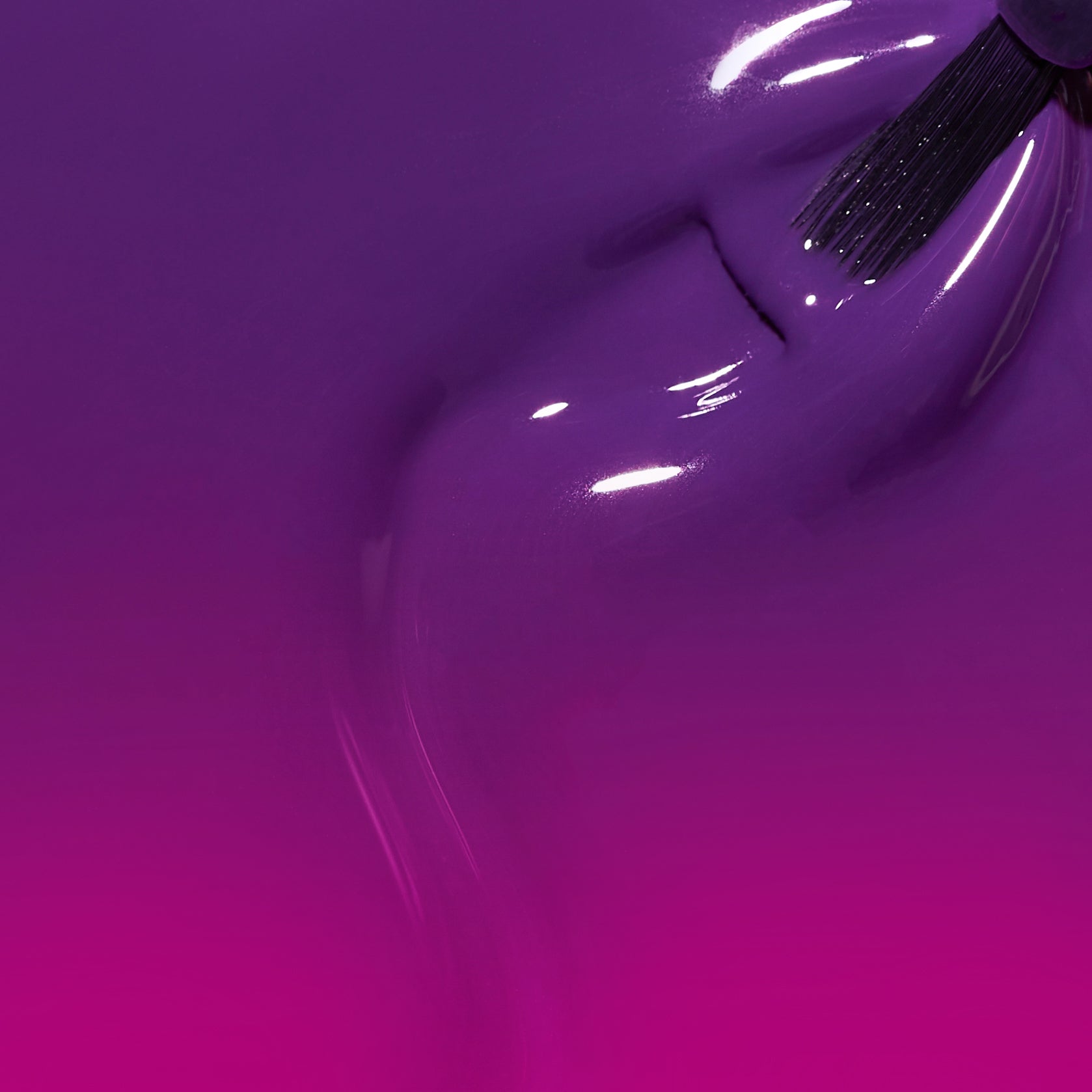 Addicted to Purple colour-change gel polish swatch