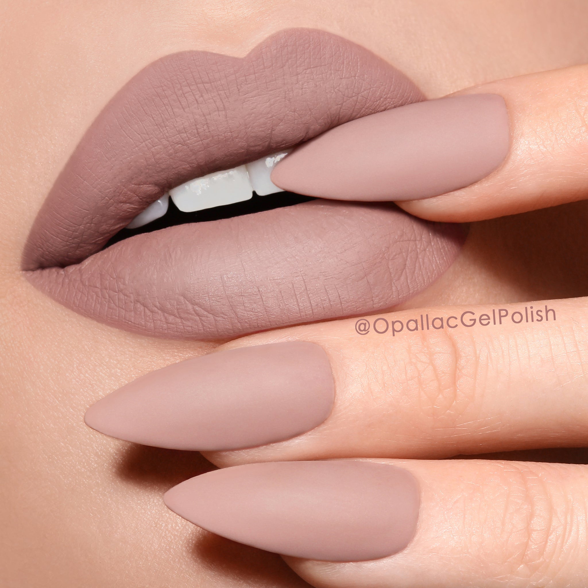 Matte Color Street With Gel Top Coat DeBelle Gel Nail Lacquer