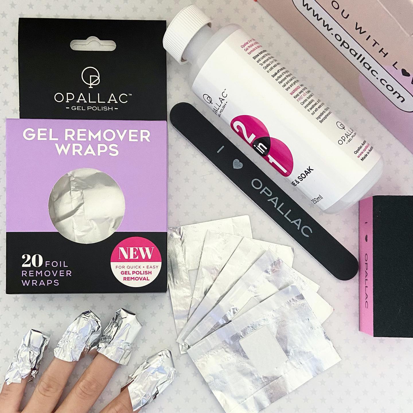 Gel shop removal kit