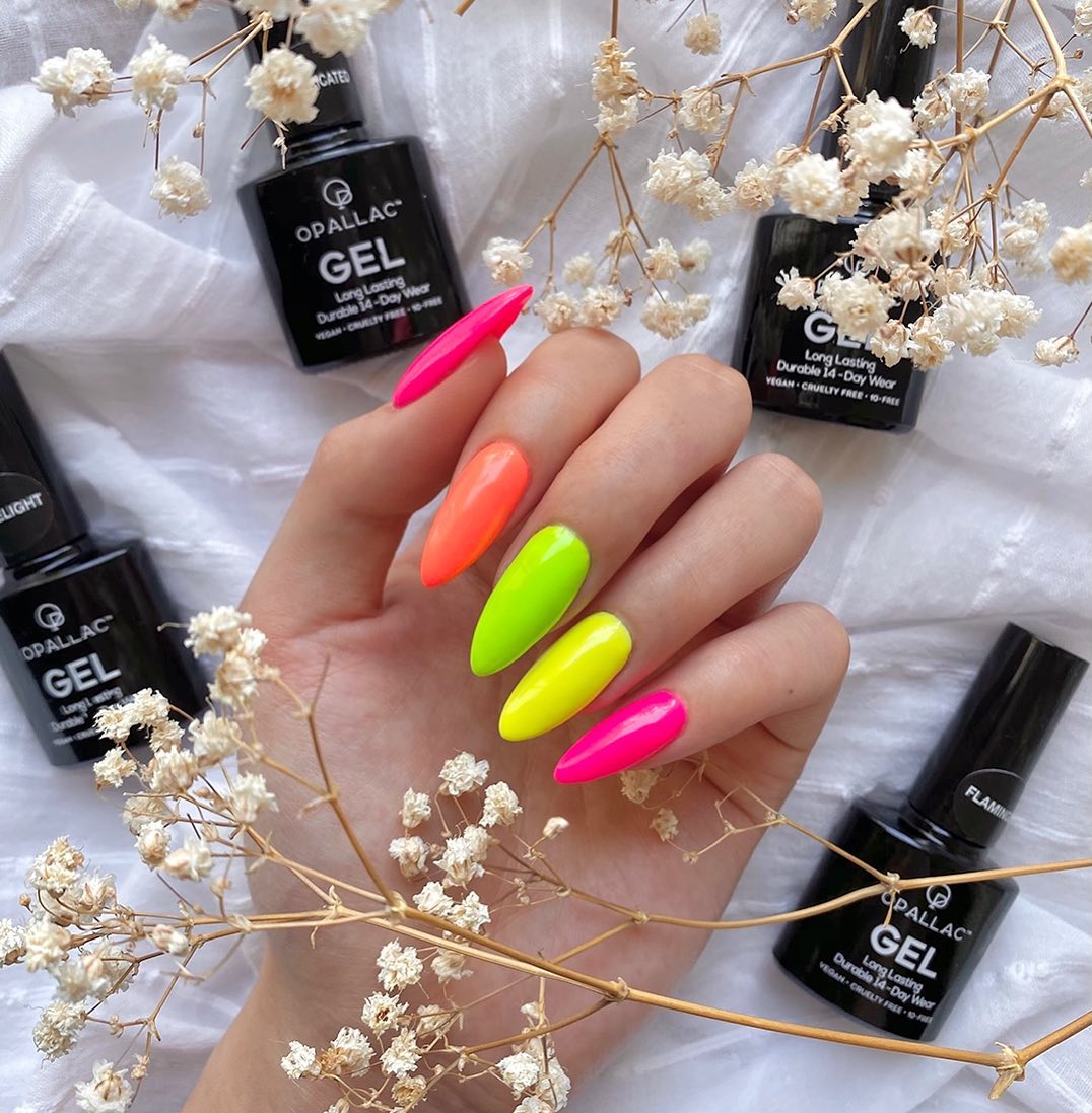 Neon shellac 2025 nail polish